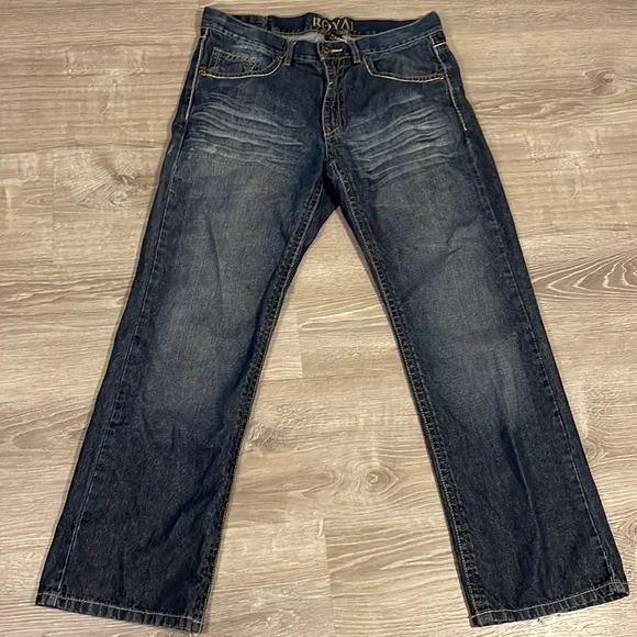 Jeans Mens Royal Premium 333 Jeans With Embroidered Pockets